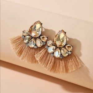 SHEIN Hermosos pendientes con flecos